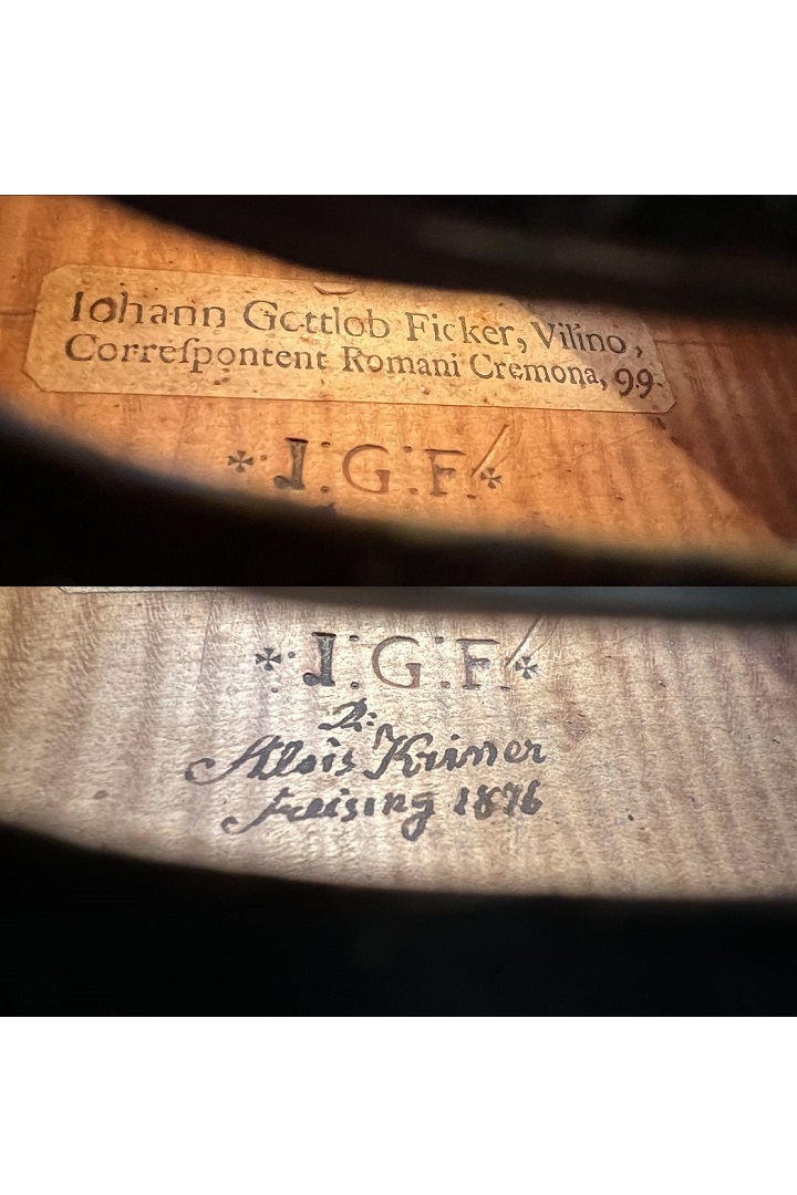 Ficker Johann Gottlob - Markneukirchen Anno 1799 - G-706